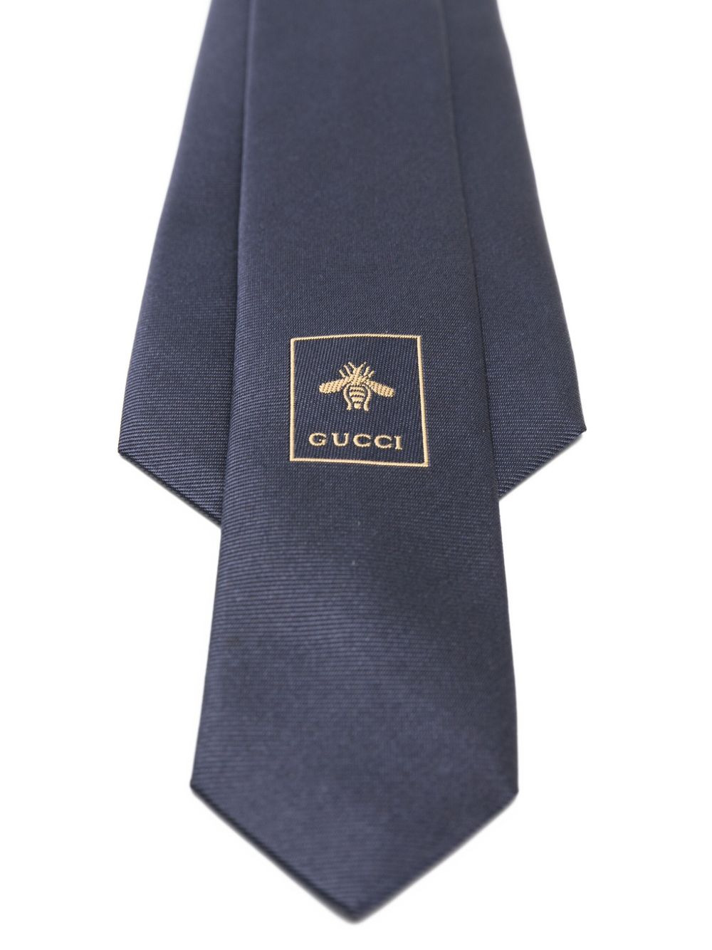 bee-embroidered logo tie - 2