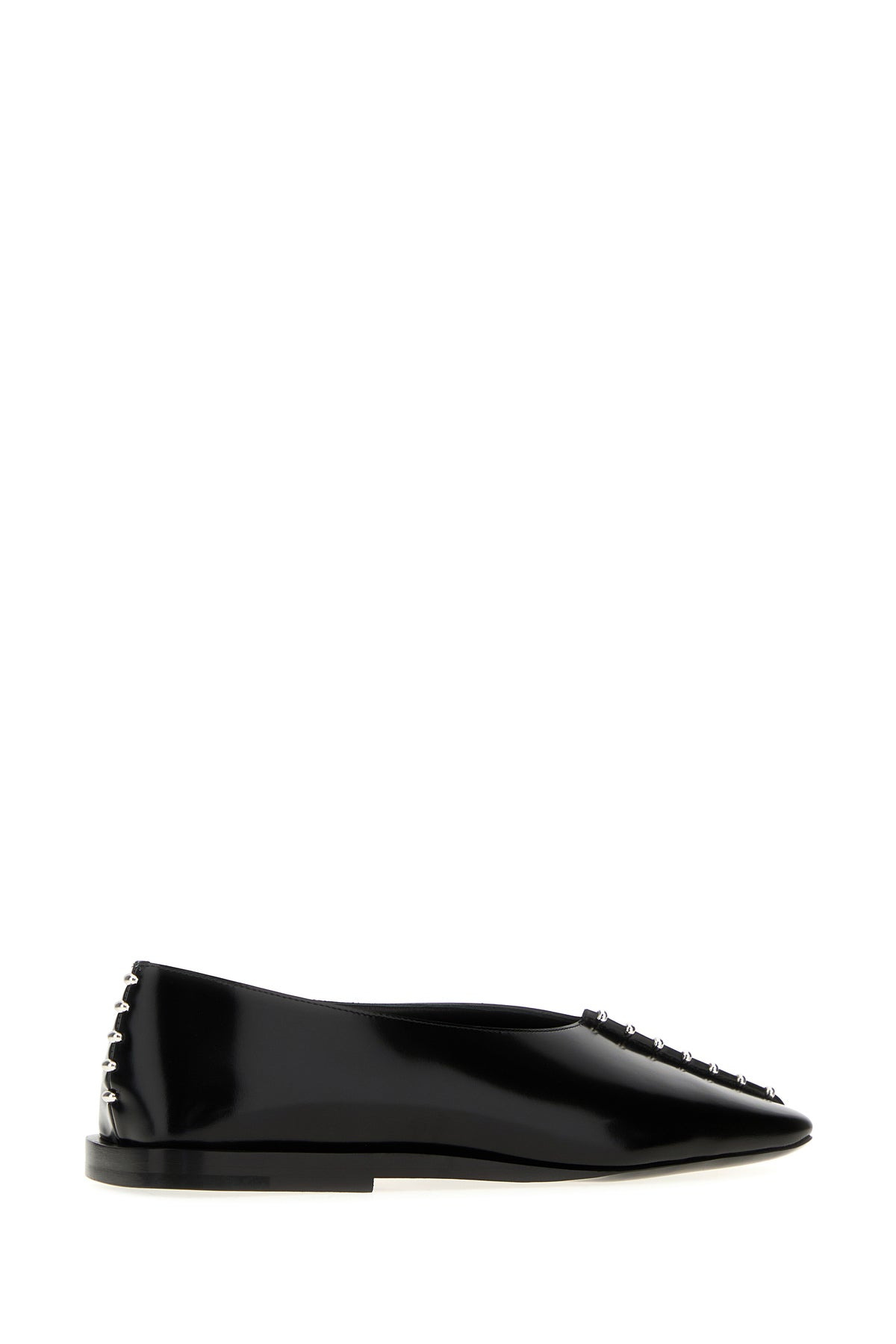 Black leather ballerinas - 3