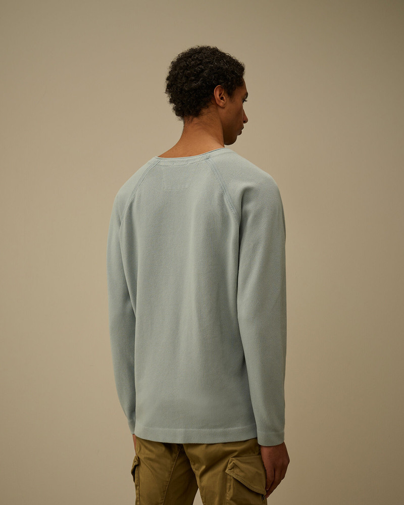 Heavy Piquet Pigment Dyed Mockneck Sweatshirt 4