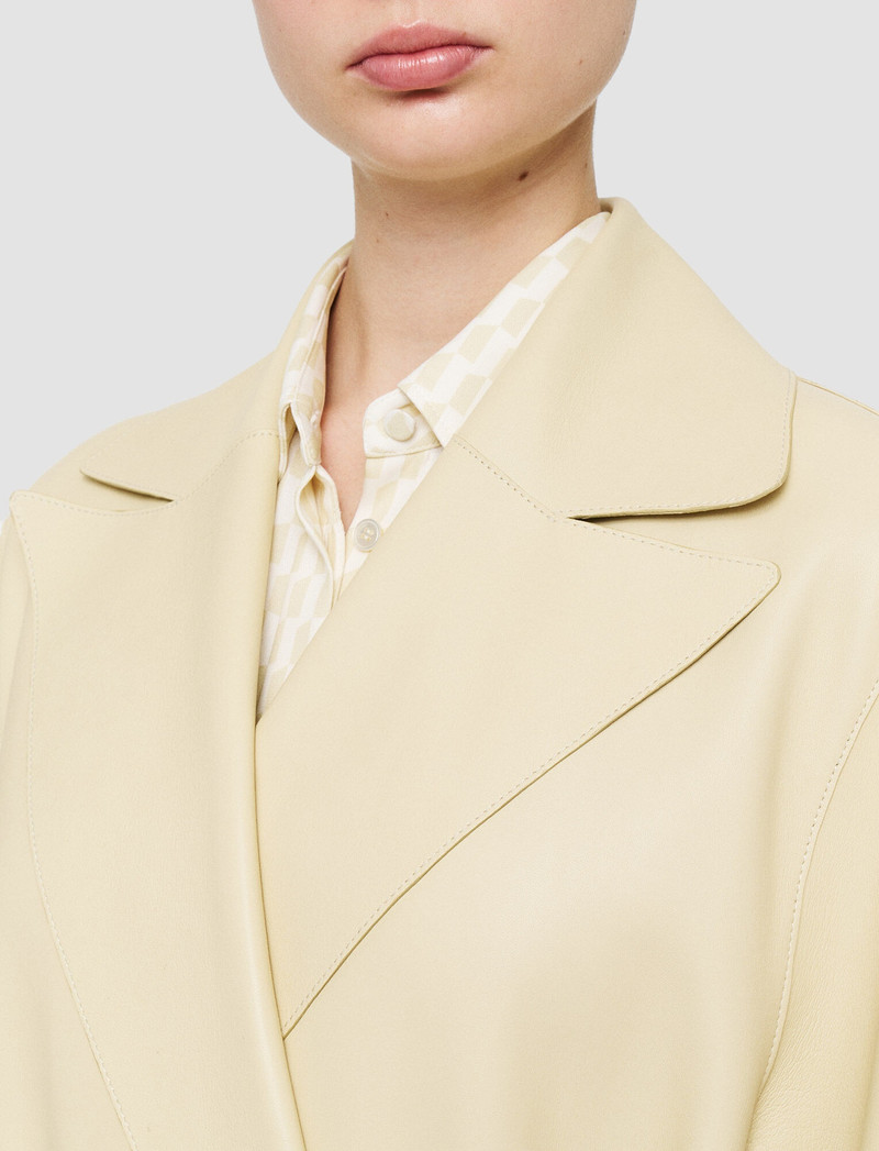 Bonded Leather Courty Coat 4