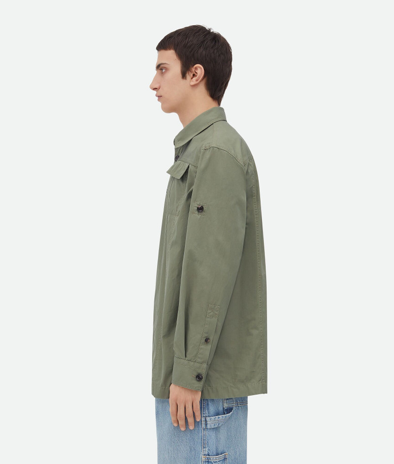 Bottega Veneta Light Cotton Twill Overshirt outlook