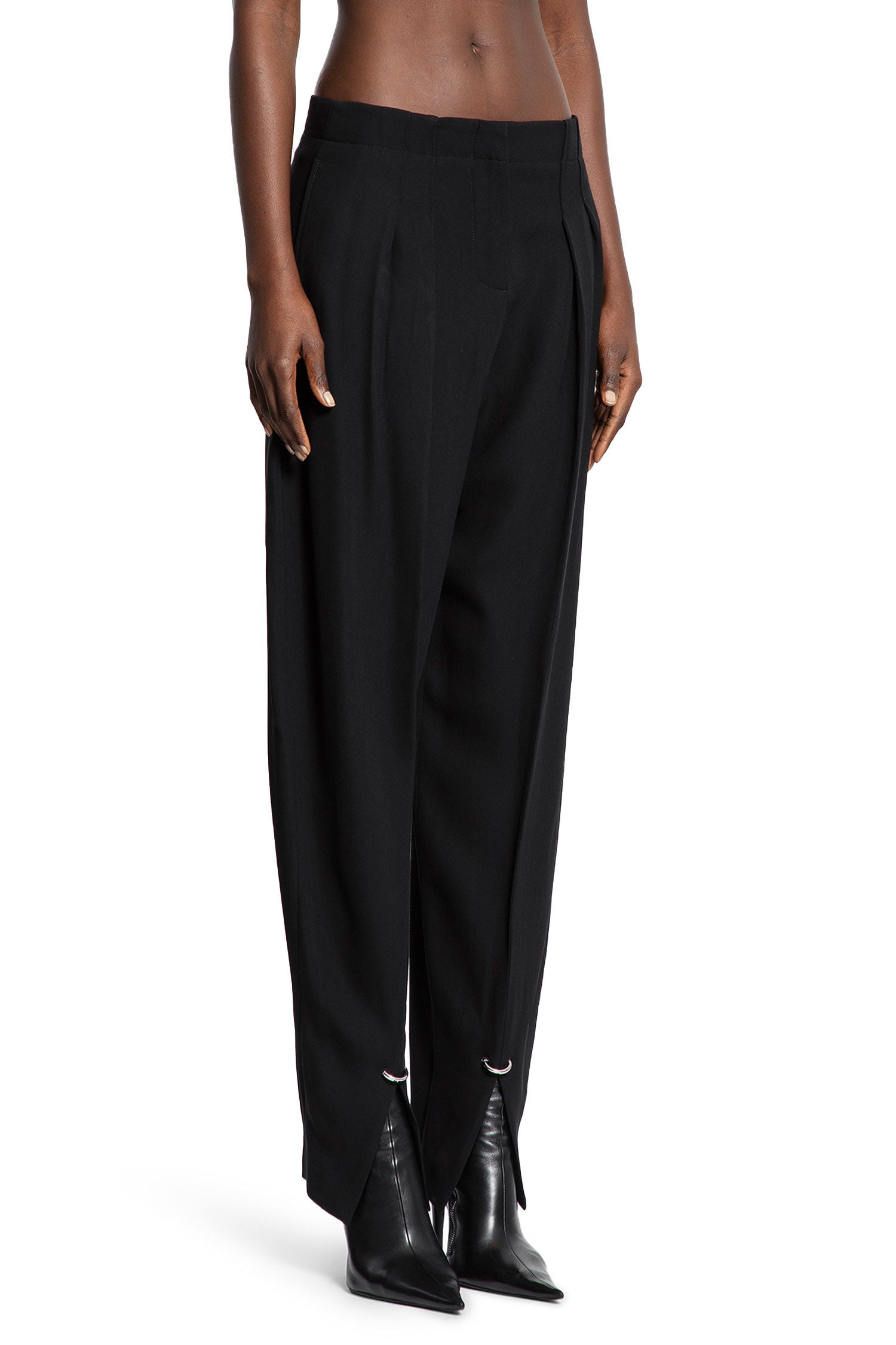 Pierced Loose Tailored Trousers - 2