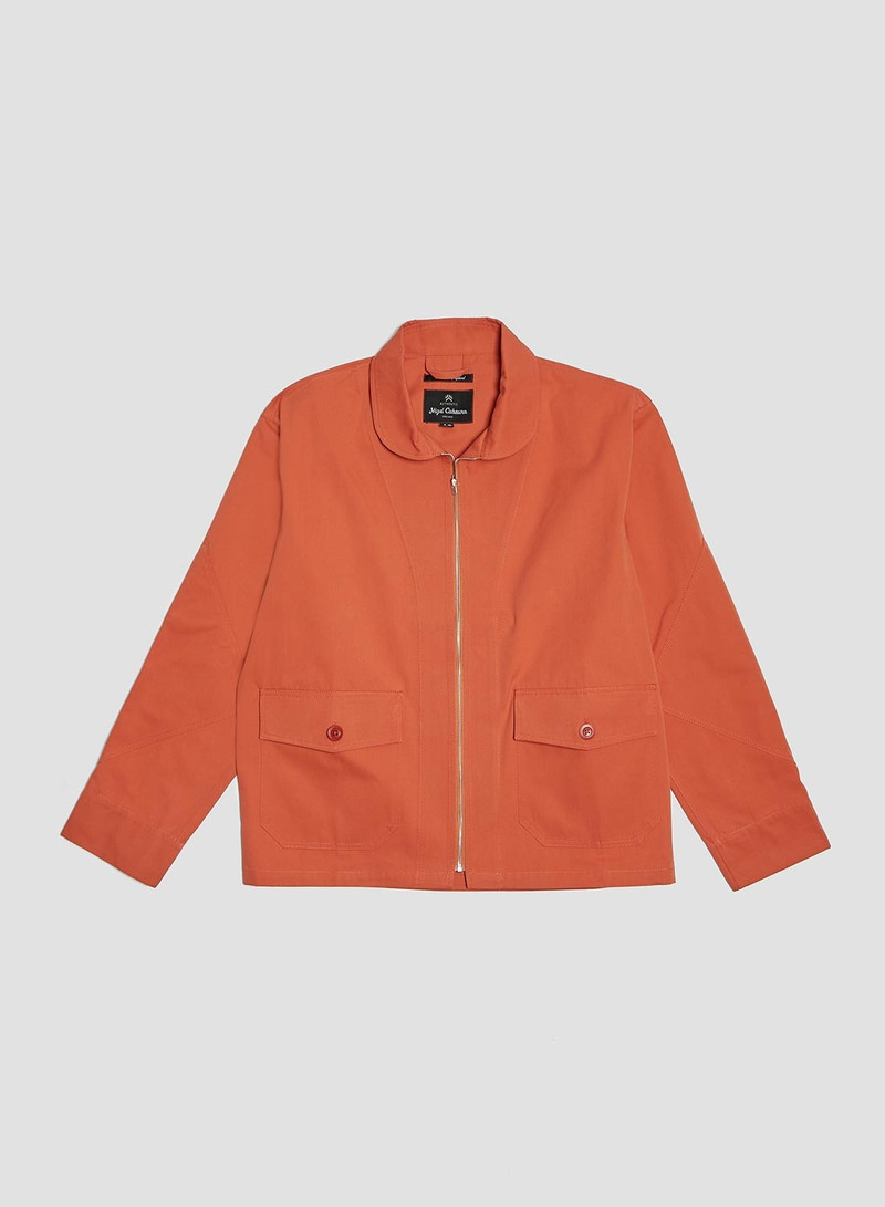 Flight Shirt Jacket In Orange 1