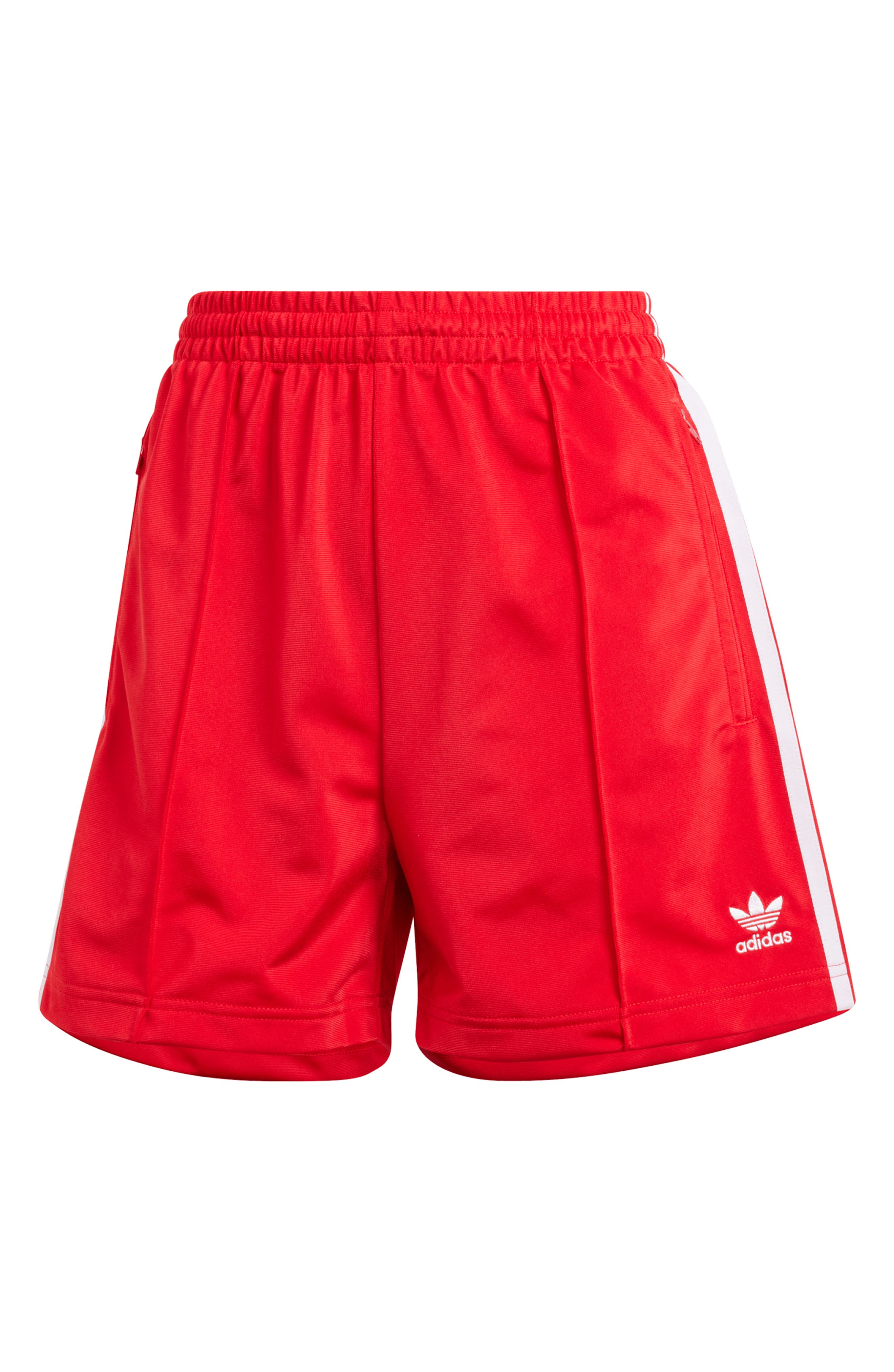 adidas Firebird Recycled Polyester Shorts in Betsca/whi at Nordstrom - 4