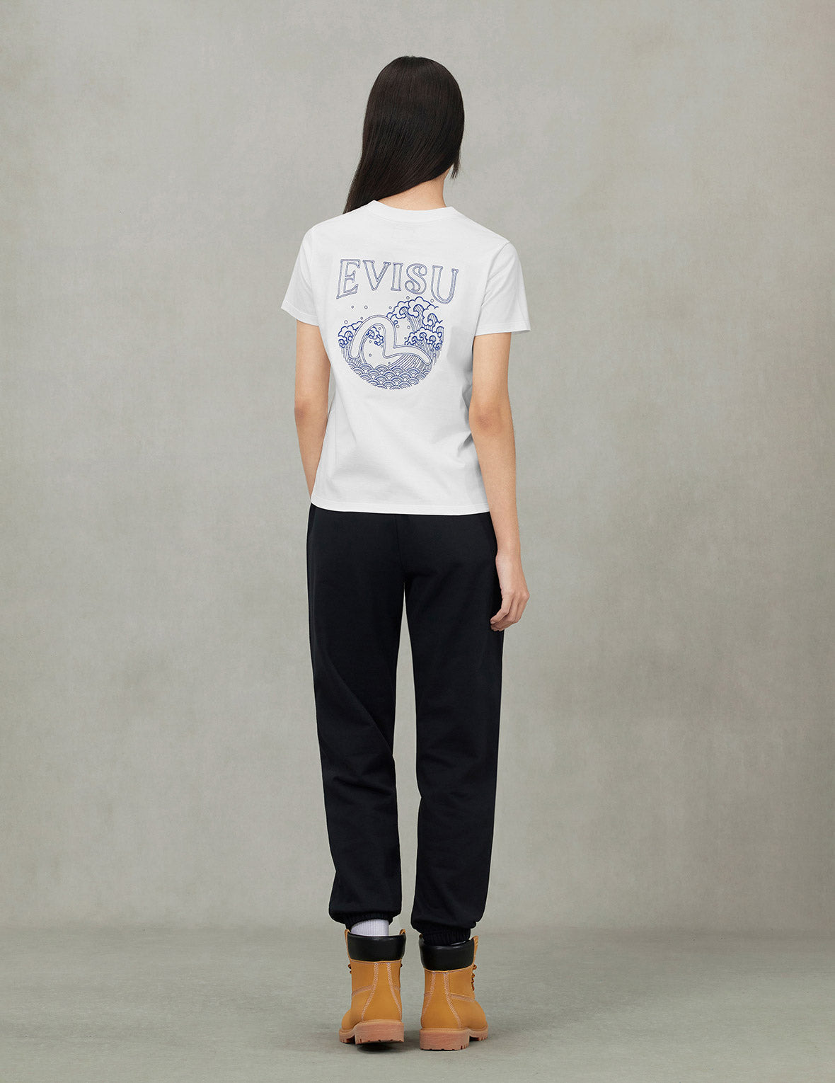 Nautical Theme Print and Embroidery Boyfriend T-Shirt - 4