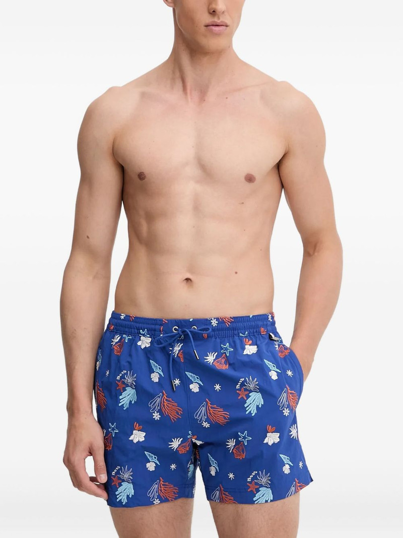BOSS sea life-print swim shorts outlook