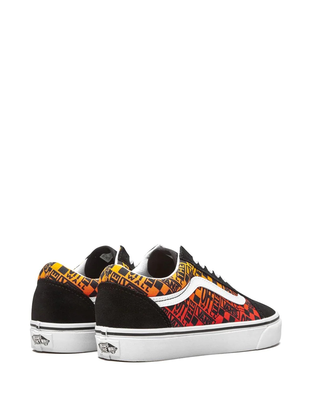 Old Skool "Off the Wall Logos - Orange" low-top sneakers - 3