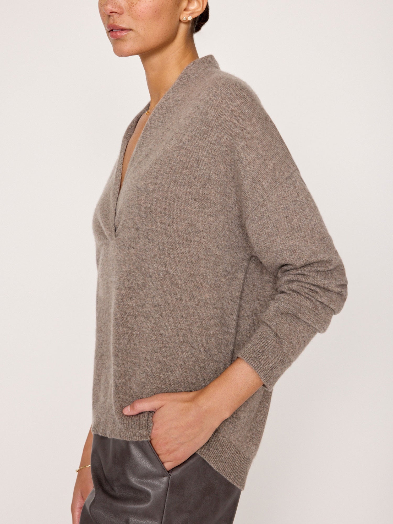 The Siena Wrap Neck Pullover - 6