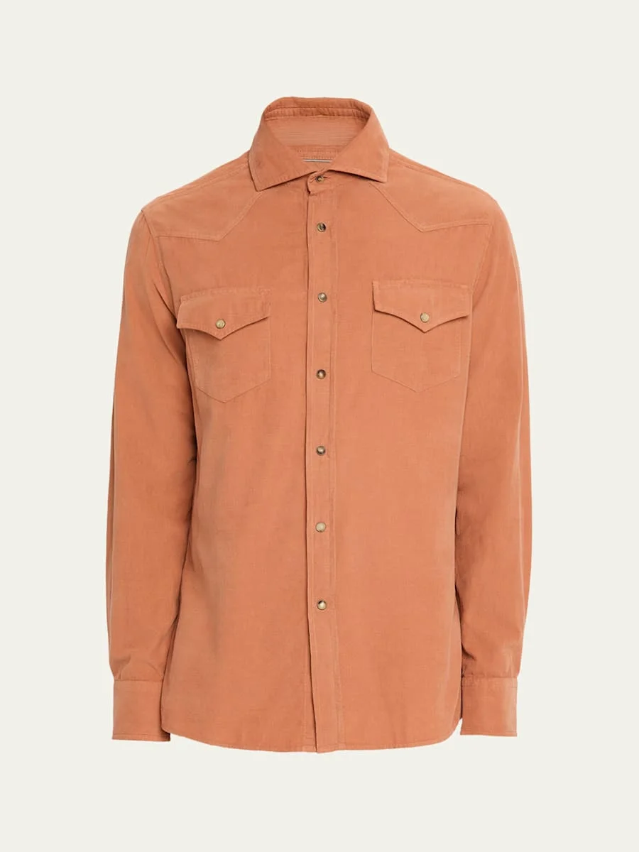 Men's Western Leisure-Fit Shirt - 1