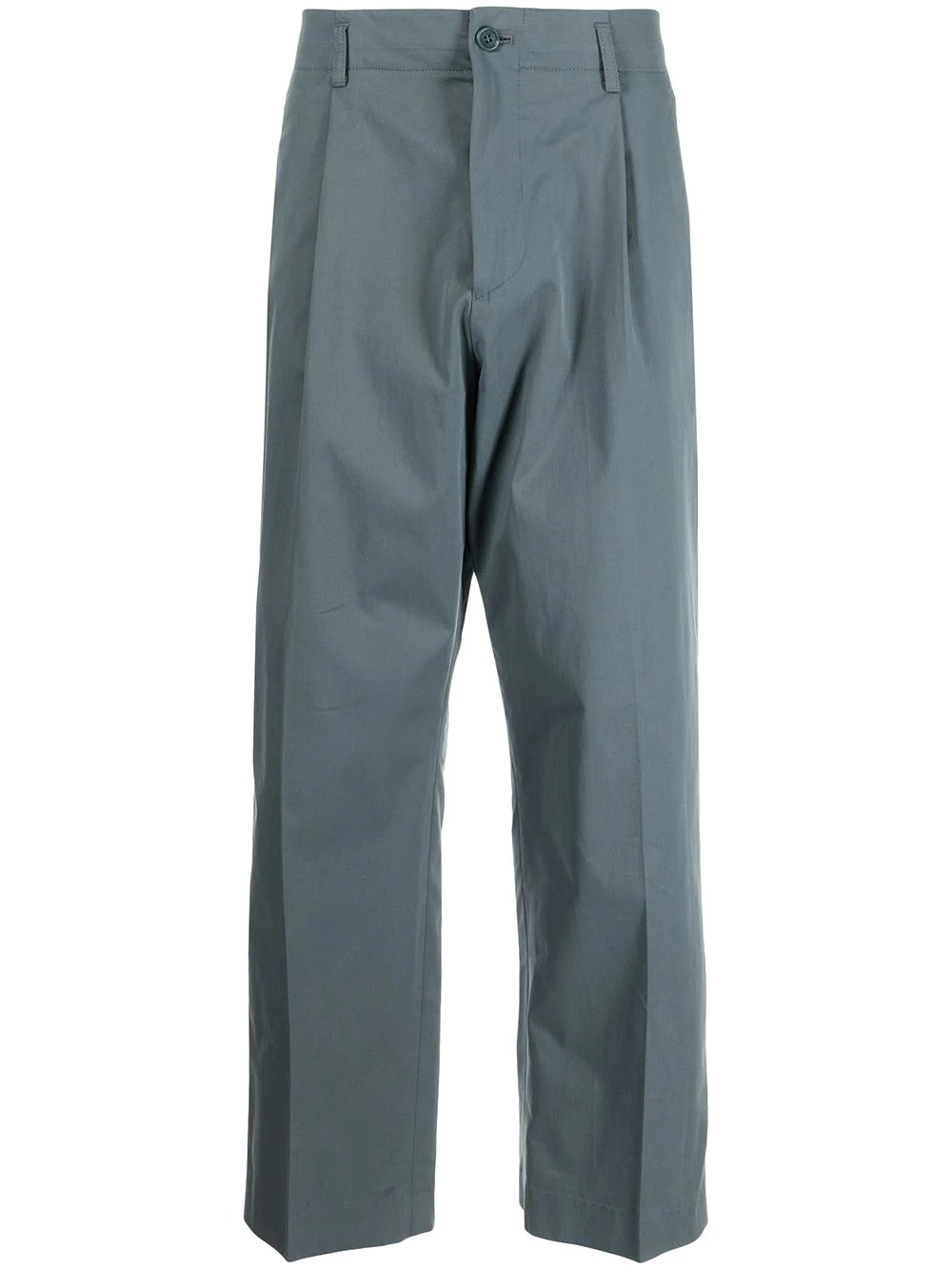 mid-rise straight trousers - 1