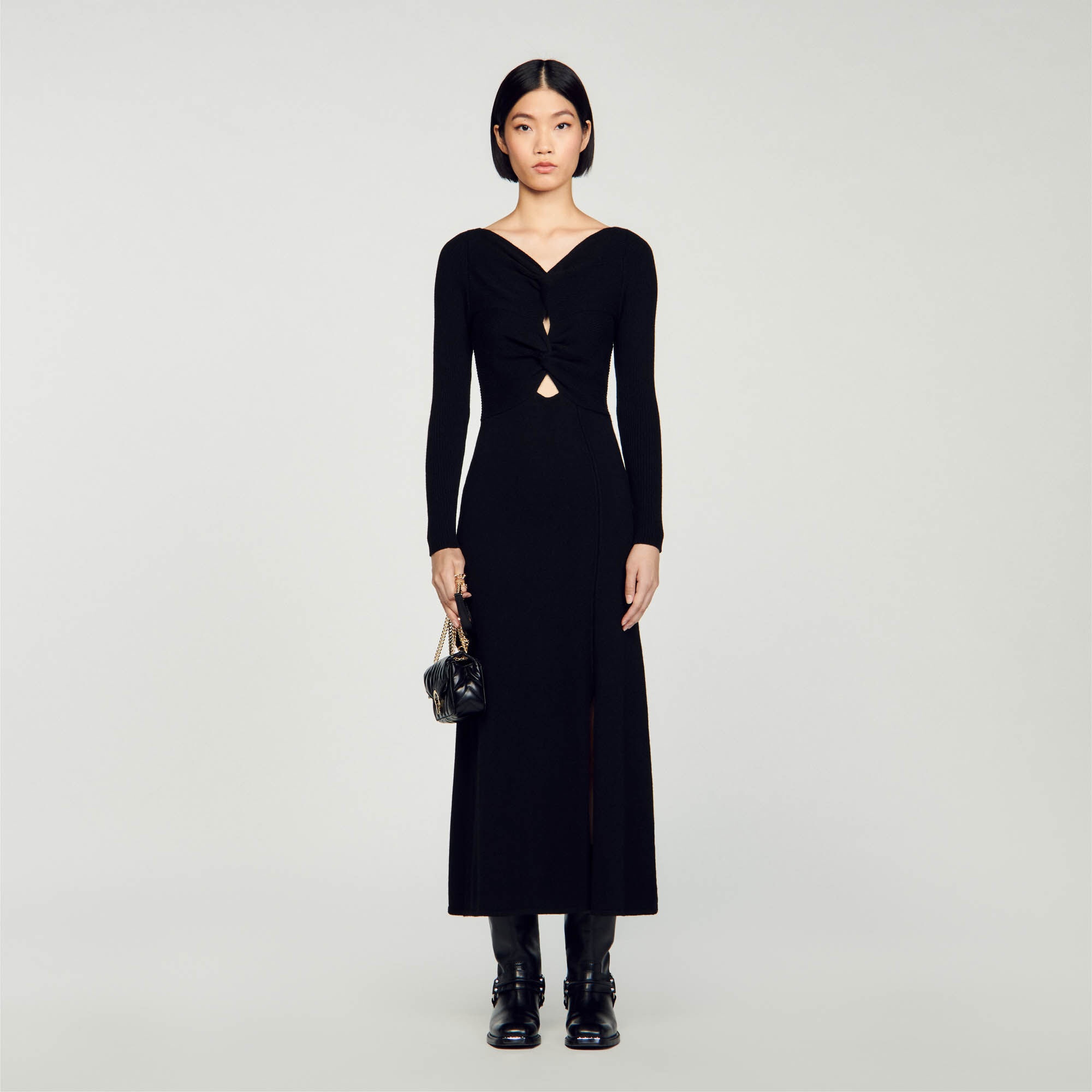 CABLE KNIT DRESS - 2