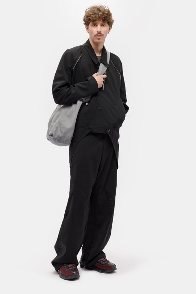 Kiko Kostadinov Nesebur Embroidered Trousers in Black outlook
