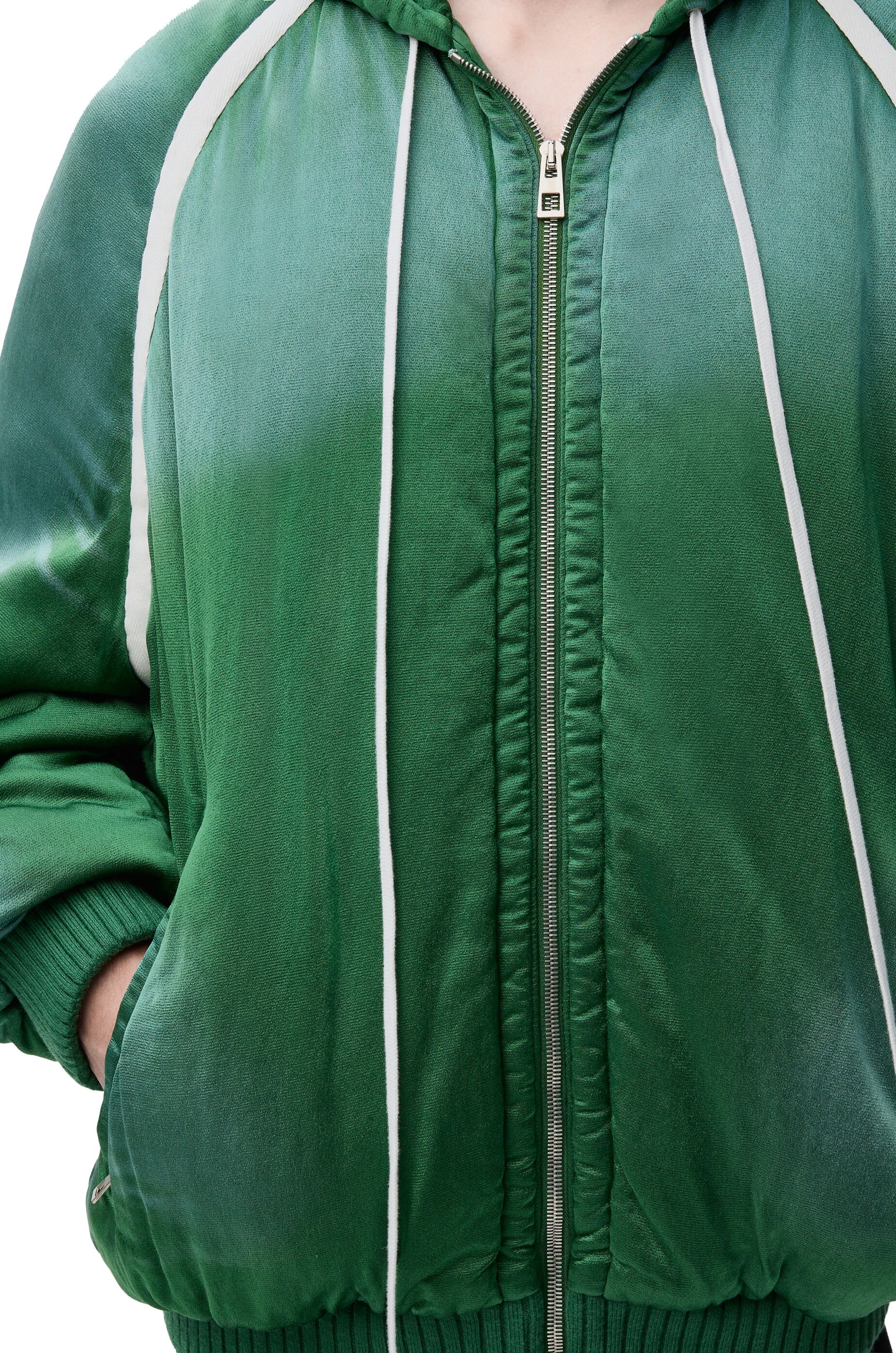 Tracksuit jacket in technical satin - 6