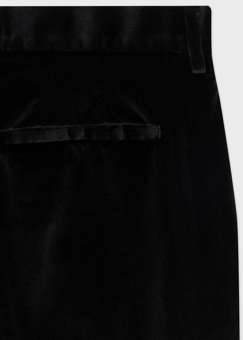 Paul Smith Black Velvet Trousers outlook