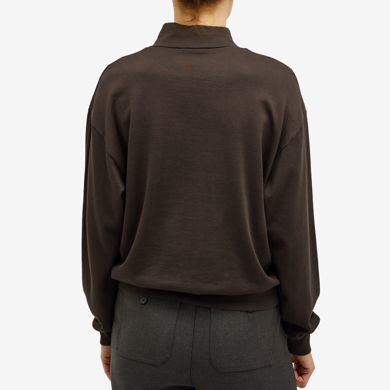 AURALEE Auralee Super High Gauge Sweat Half Zip Jumper