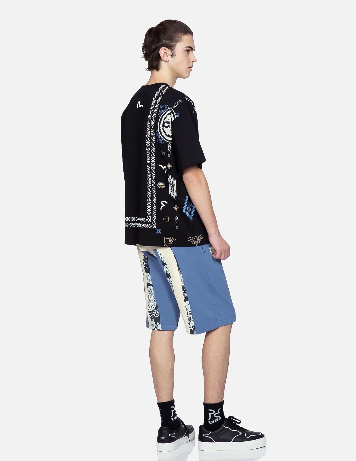DOUBLE DAICOCK PRINT SWEAT SHORTS - 3