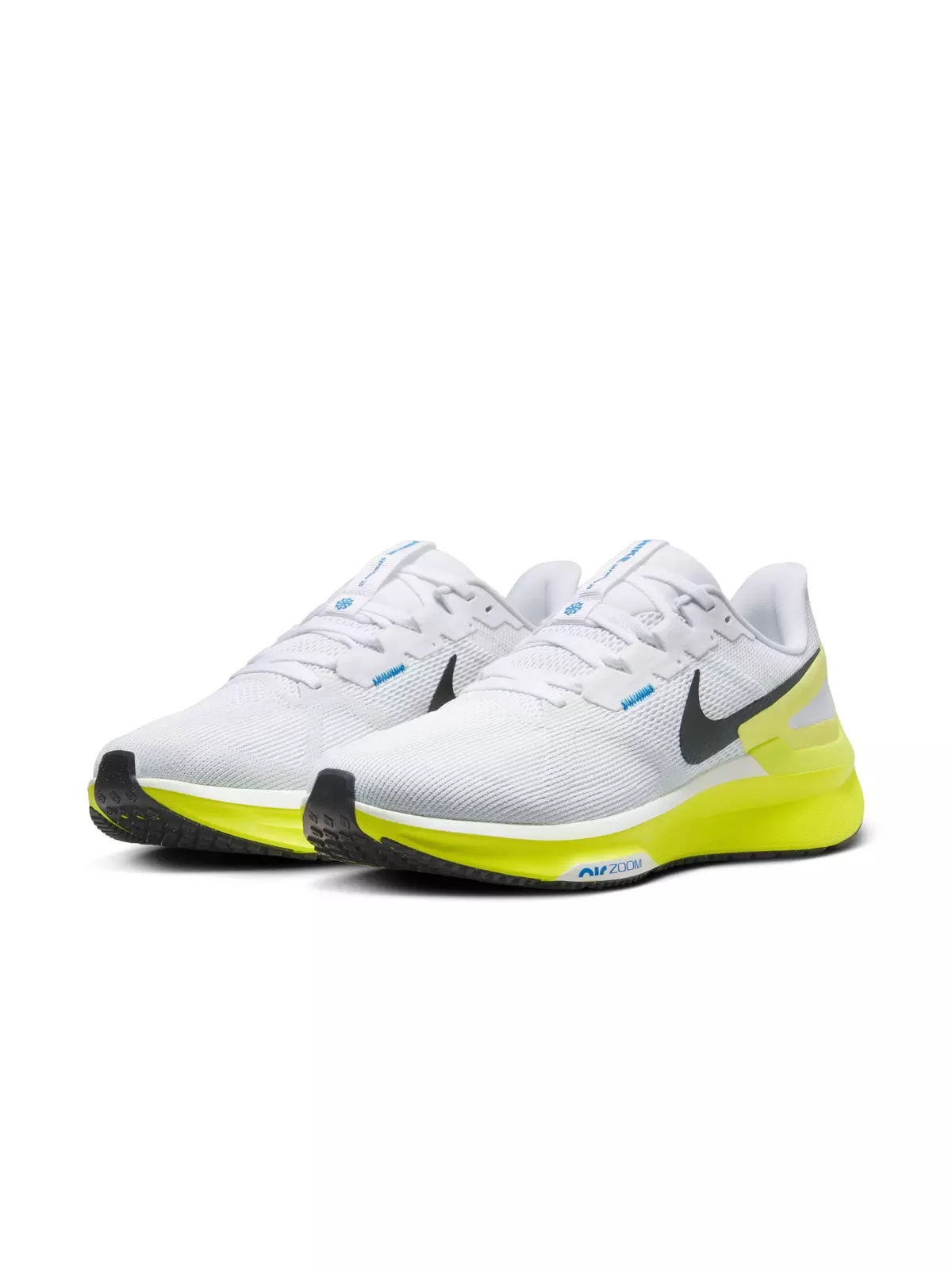 Structure 25 "White/Cyber/Photo Blue/Black" Men's Running Shoe - 3