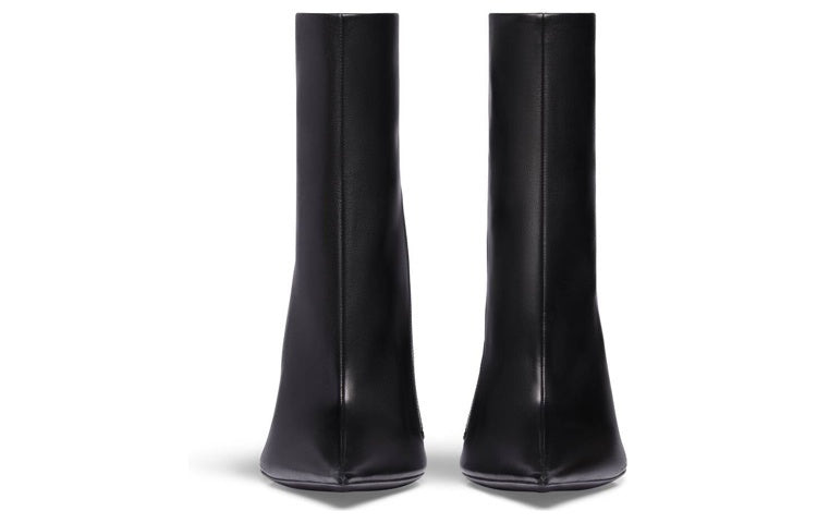(WMNS) Balenciaga Witch 110mm Booties 'Black Sheepskin' 747603WBCW01000 - 5