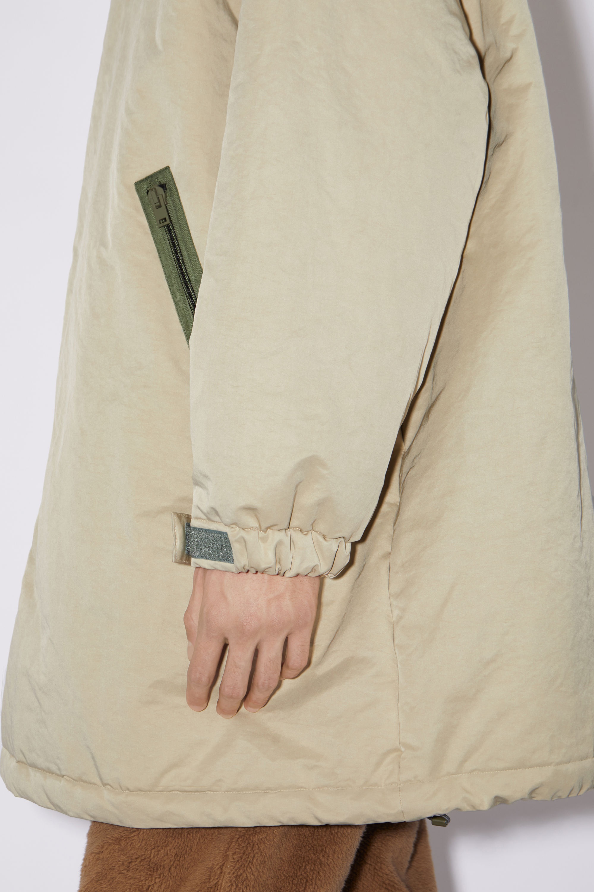 Padded parka - Light beige - 5