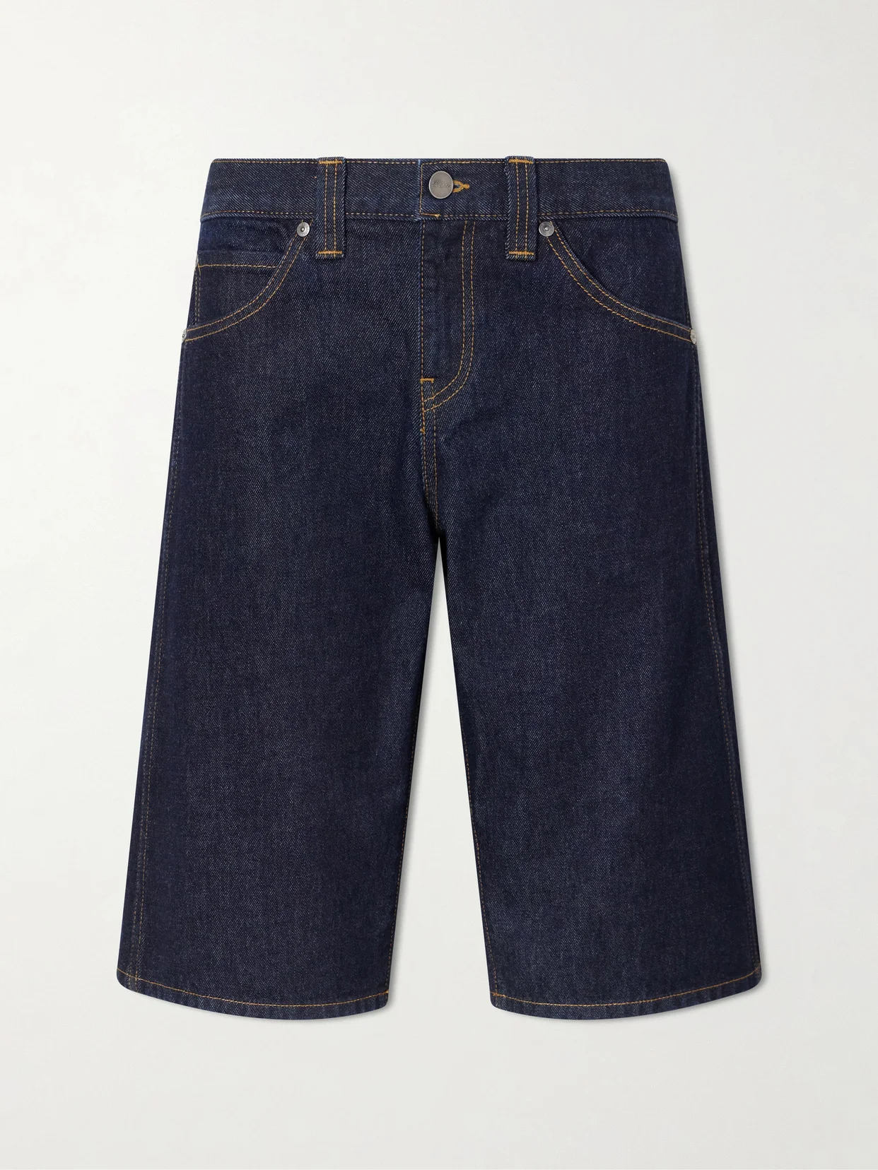 Kinga Mid-rise Straight-leg Shorts - 1