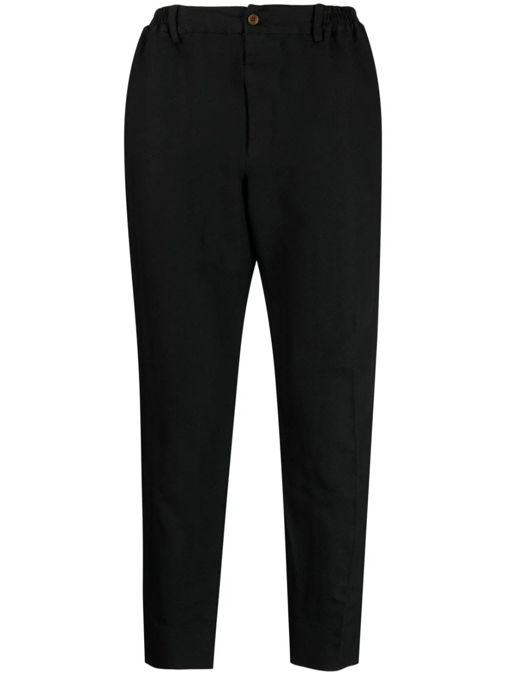 CHEVRON-PATTERN TAPERED TROUSERS - 1