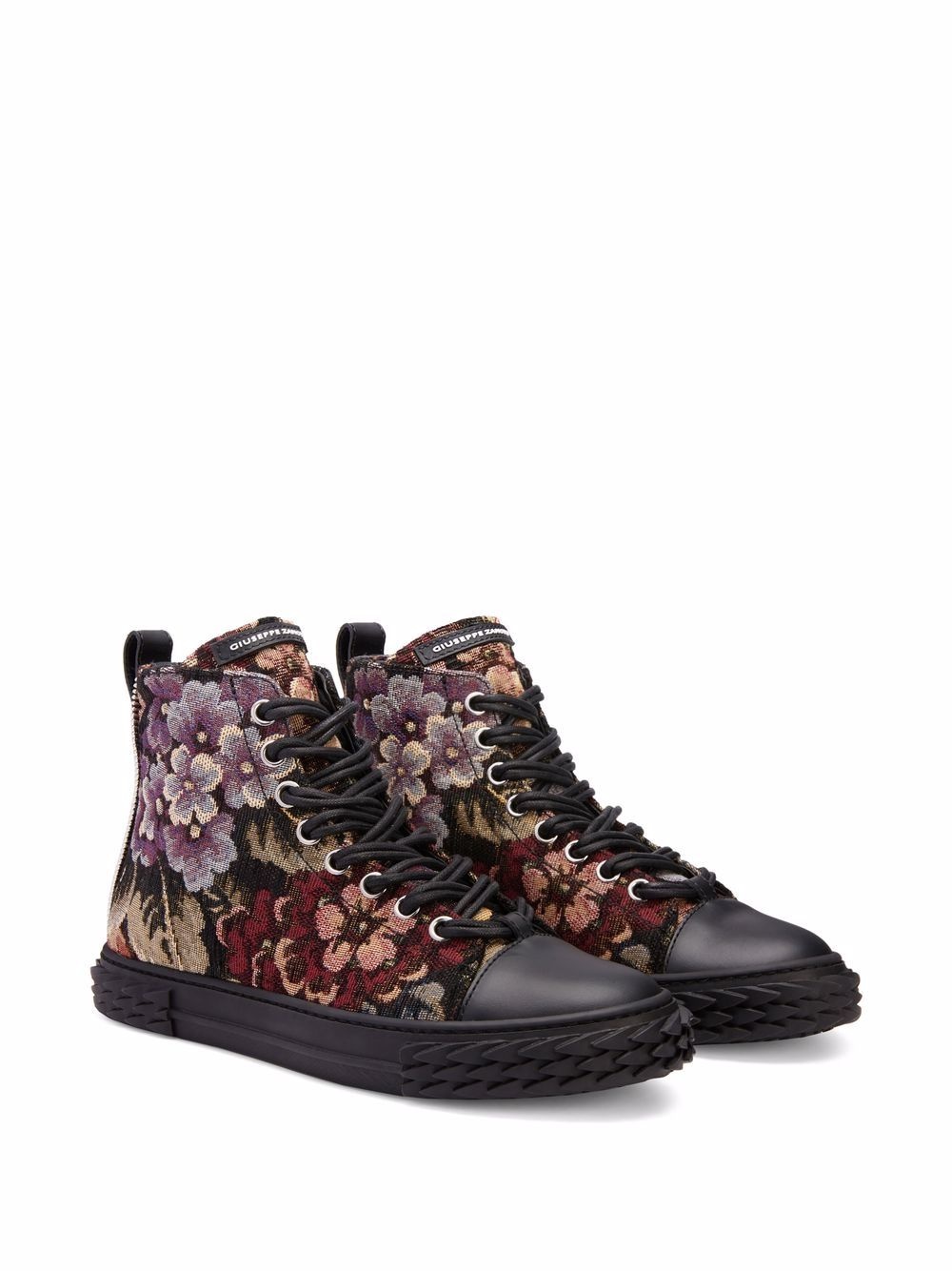 floral-embroidered Blabber sneakers - 2