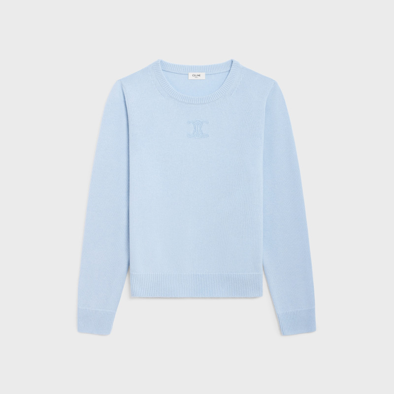 crew neck sweater in heritage cashmere 1