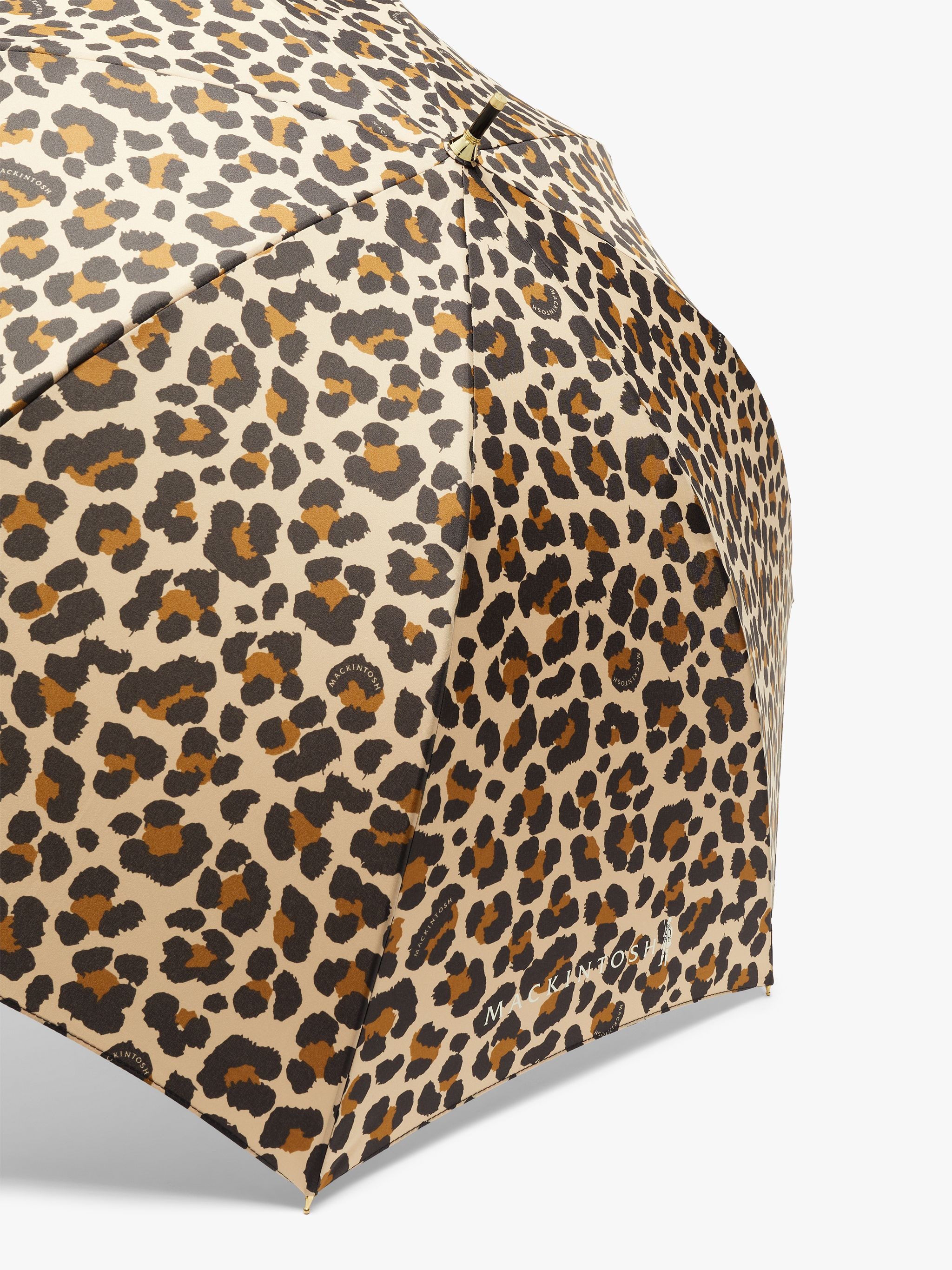 HERIOT LEOPARD WHANGEE HANDLE STICK UMBRELLA | ACC-030 - 2