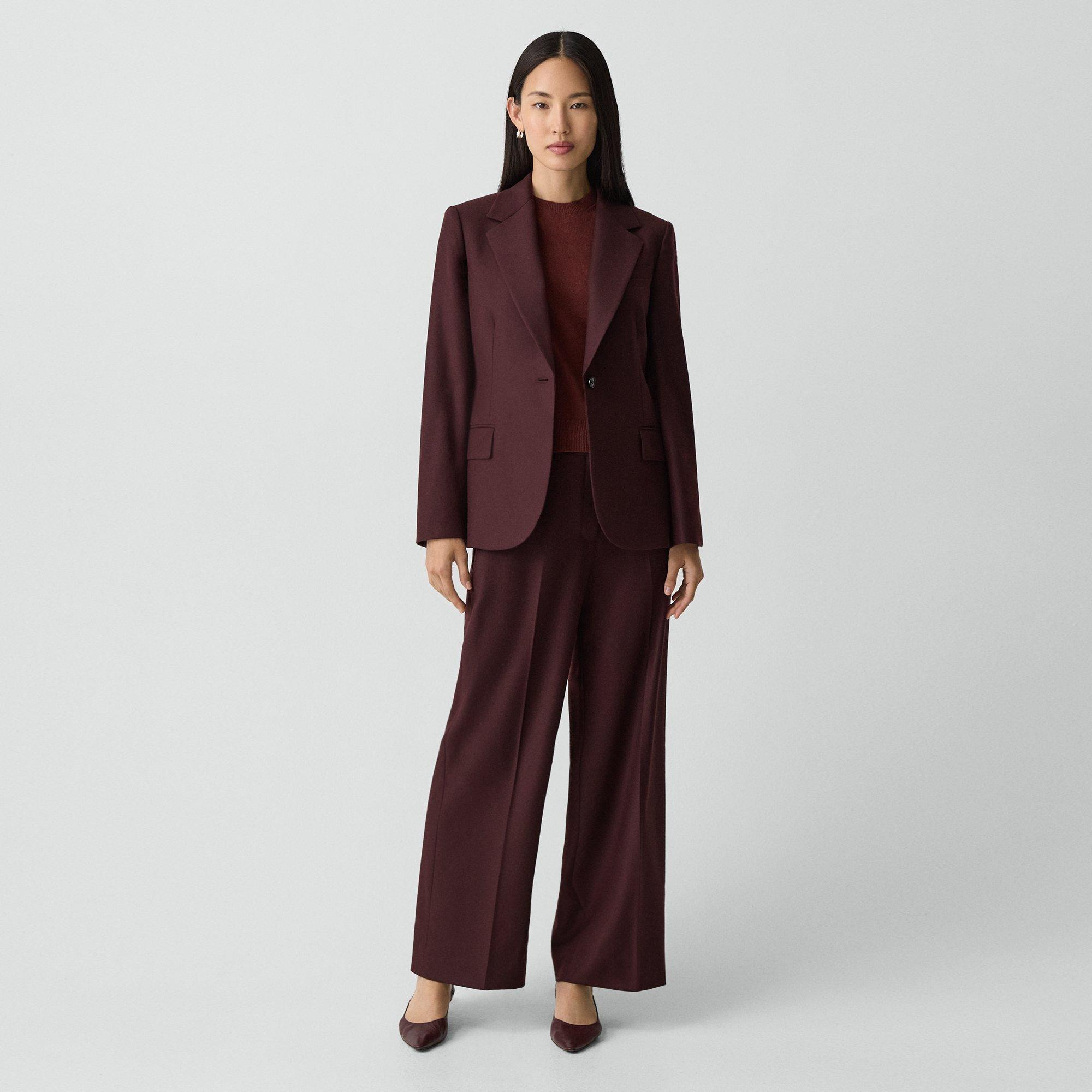 Lynnia Blazer in Sleek Flannel - 6