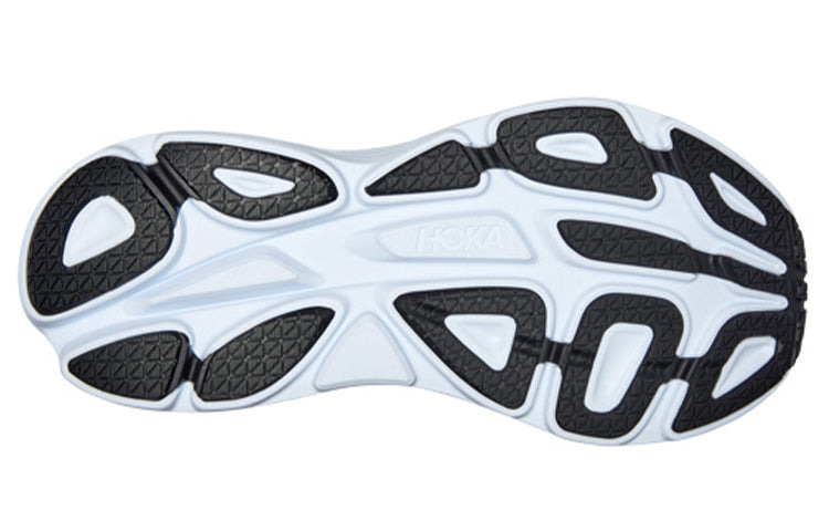 (WMNS) HOKA ONE ONE Bondi 8 D Wide 'Black White' 1127954-BWHT - 4