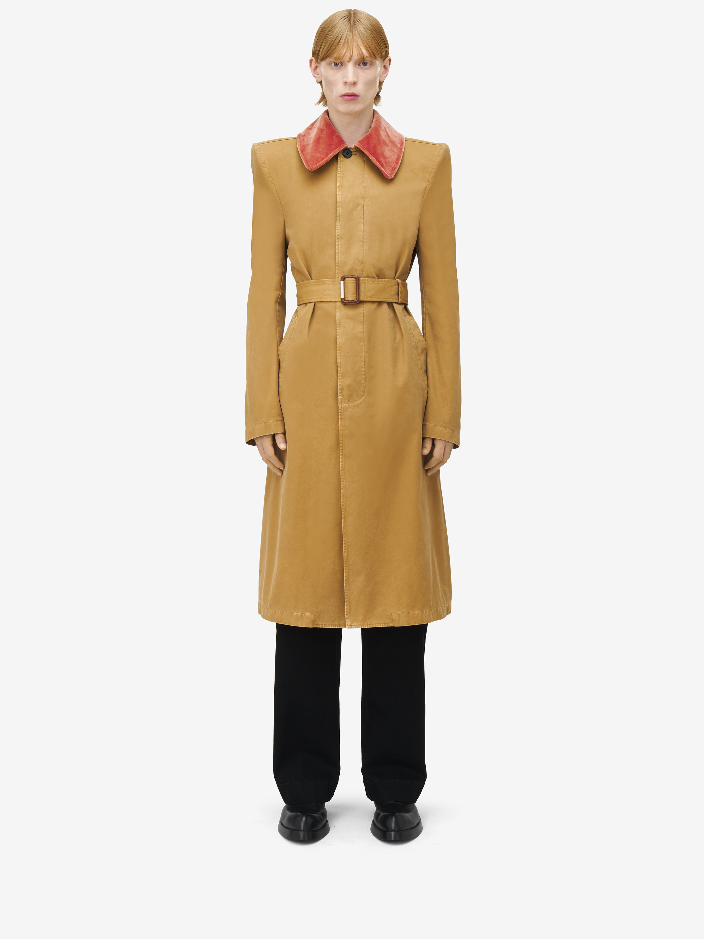 Stacked Shoulder Raincoat - 3
