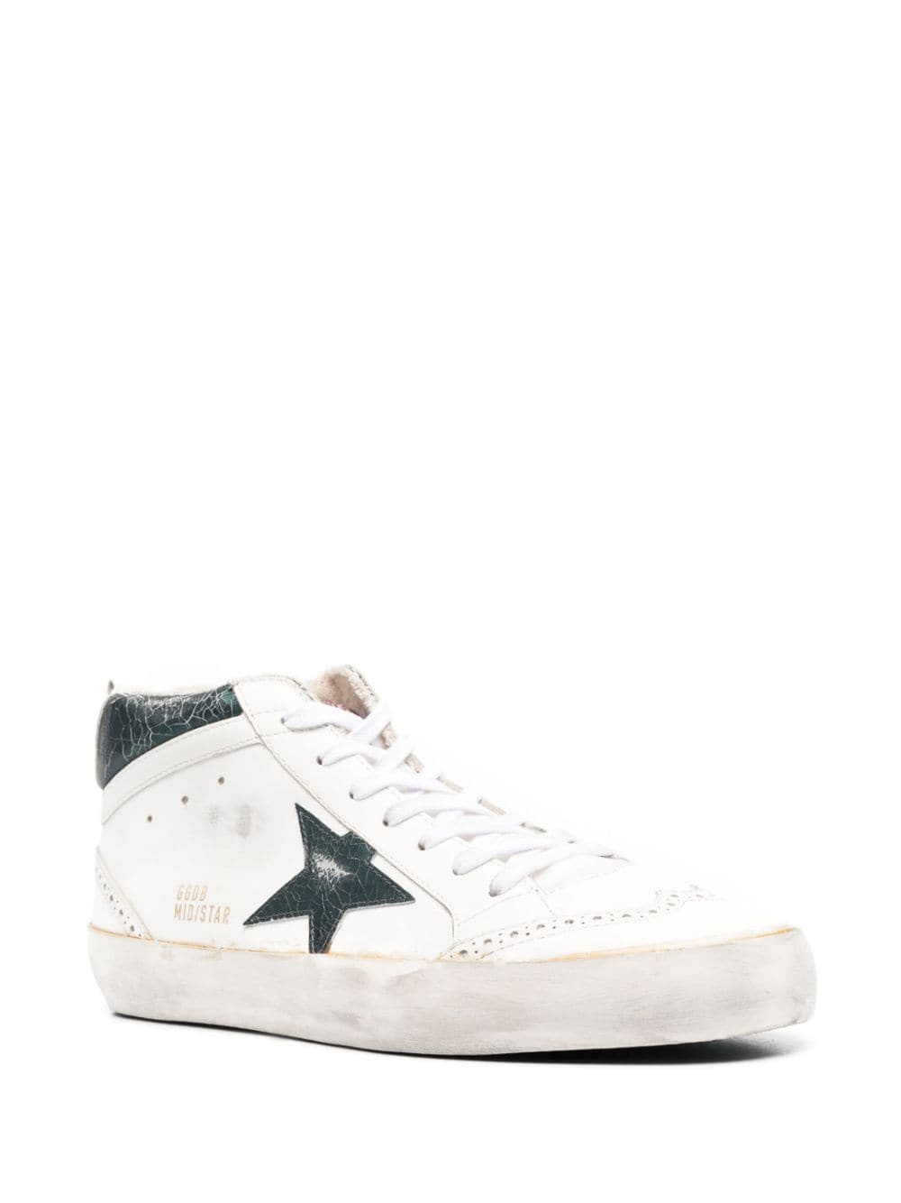 cracked-effect Mid Star sneakers - 2