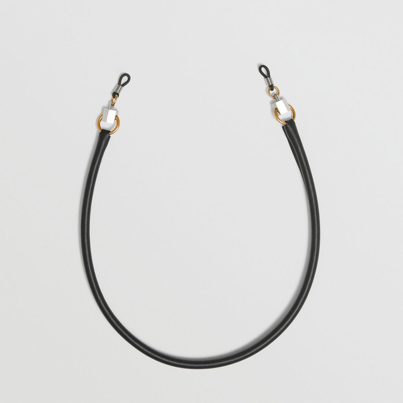 Metallic Detail Leather Eyewear Lanyard 8