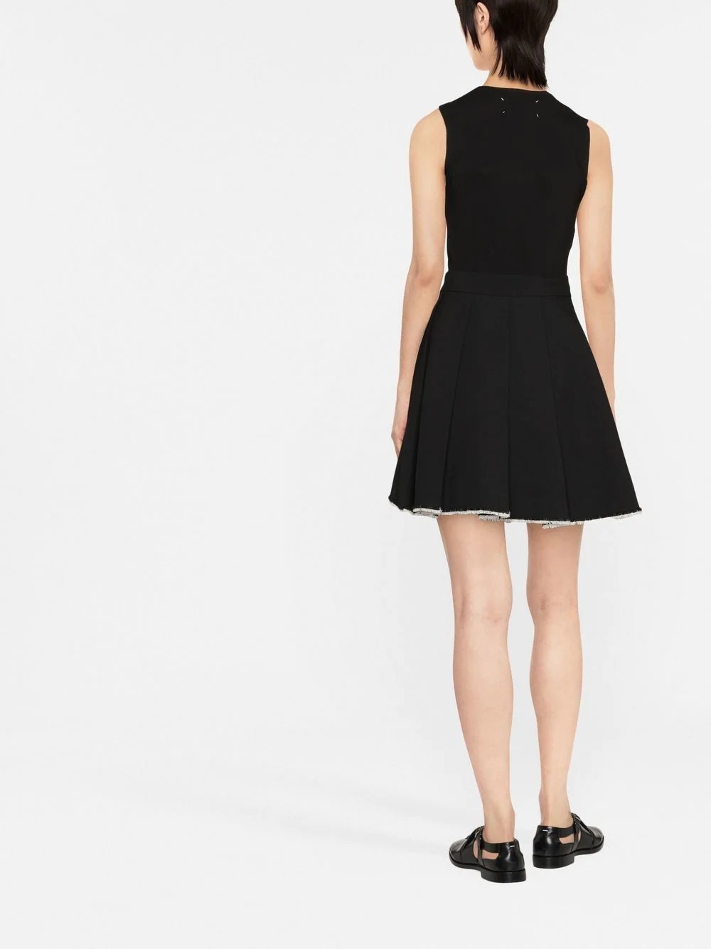 round-neck sleeveless bodysuit - 4