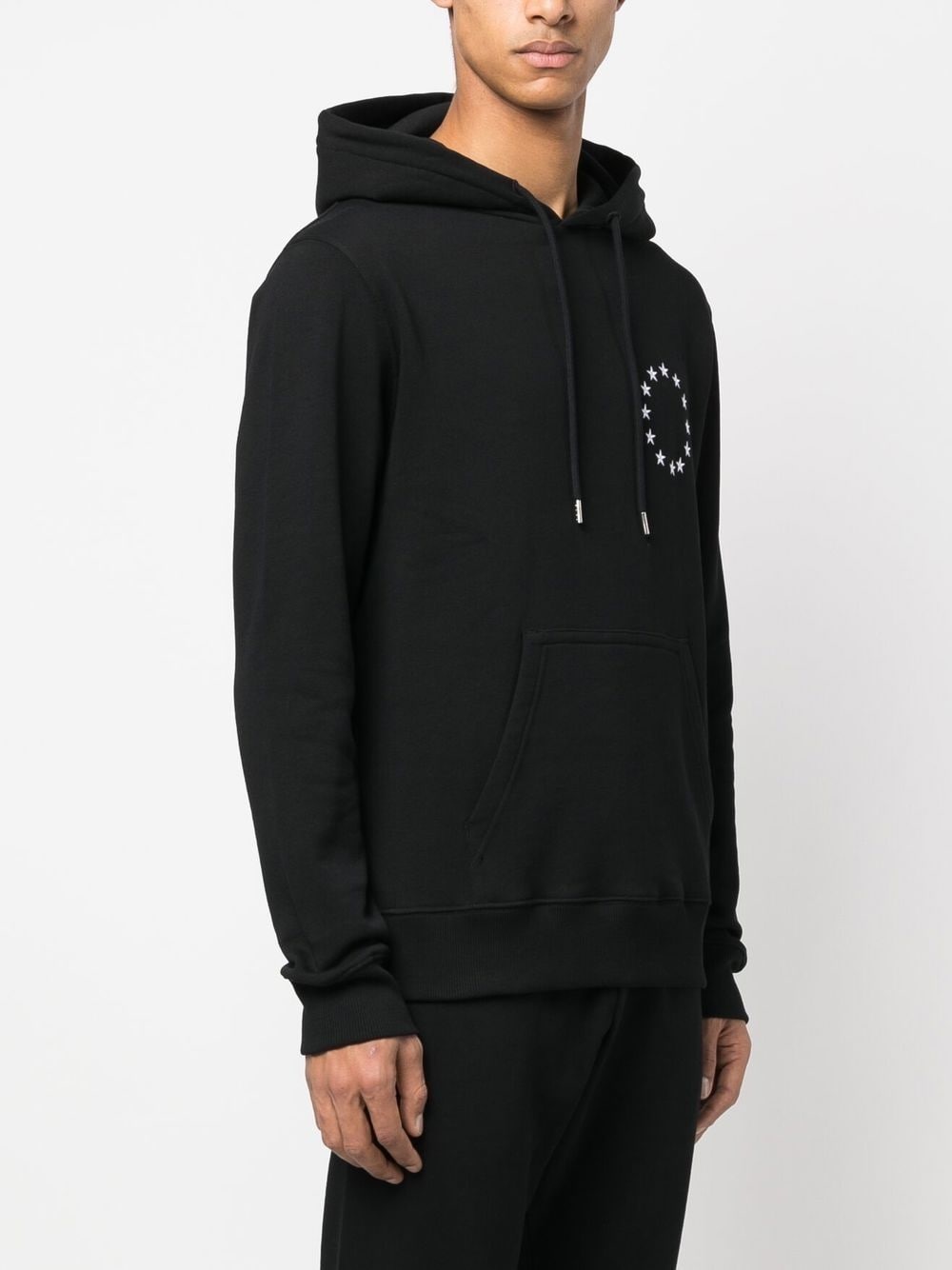 logo-print long-sleeve hoodie - 3