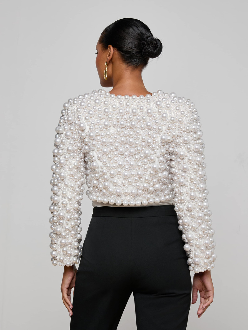 Belle Oversized Pearl Jacket 6