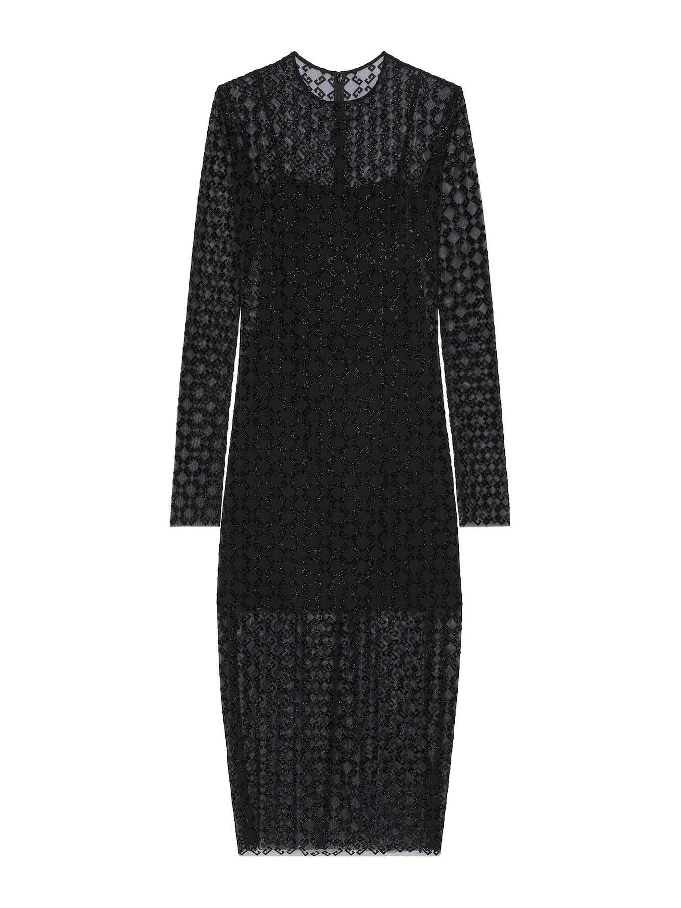 Givenchy MONOGRAM 72 SHINY TULLE DRESS | suitnegozi | REVERSIBLE