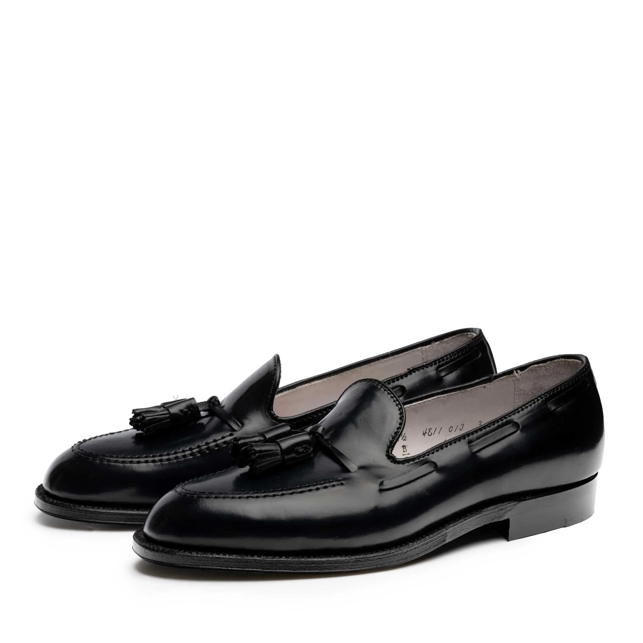 Alden Black Shell Cordovan Tassel Moccasin Loafer 664 - 1