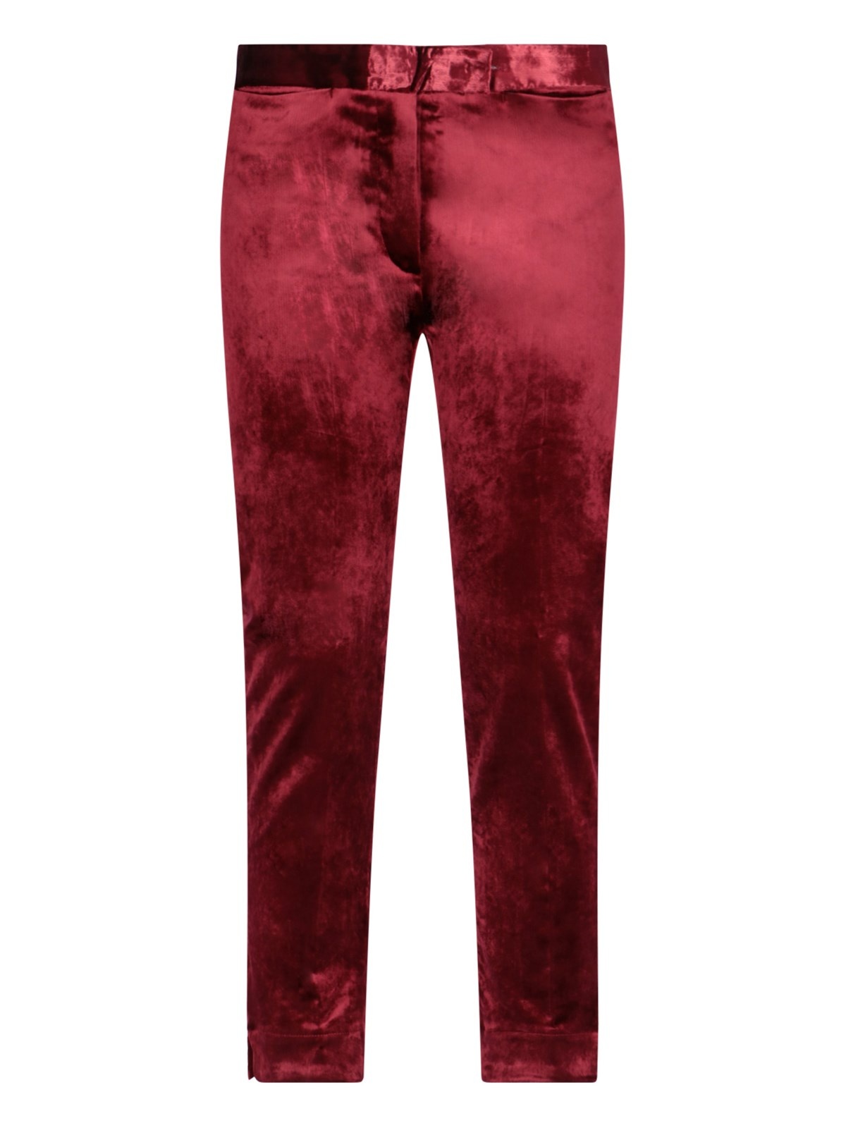 VELVET TAILORED TROUSERS - 1