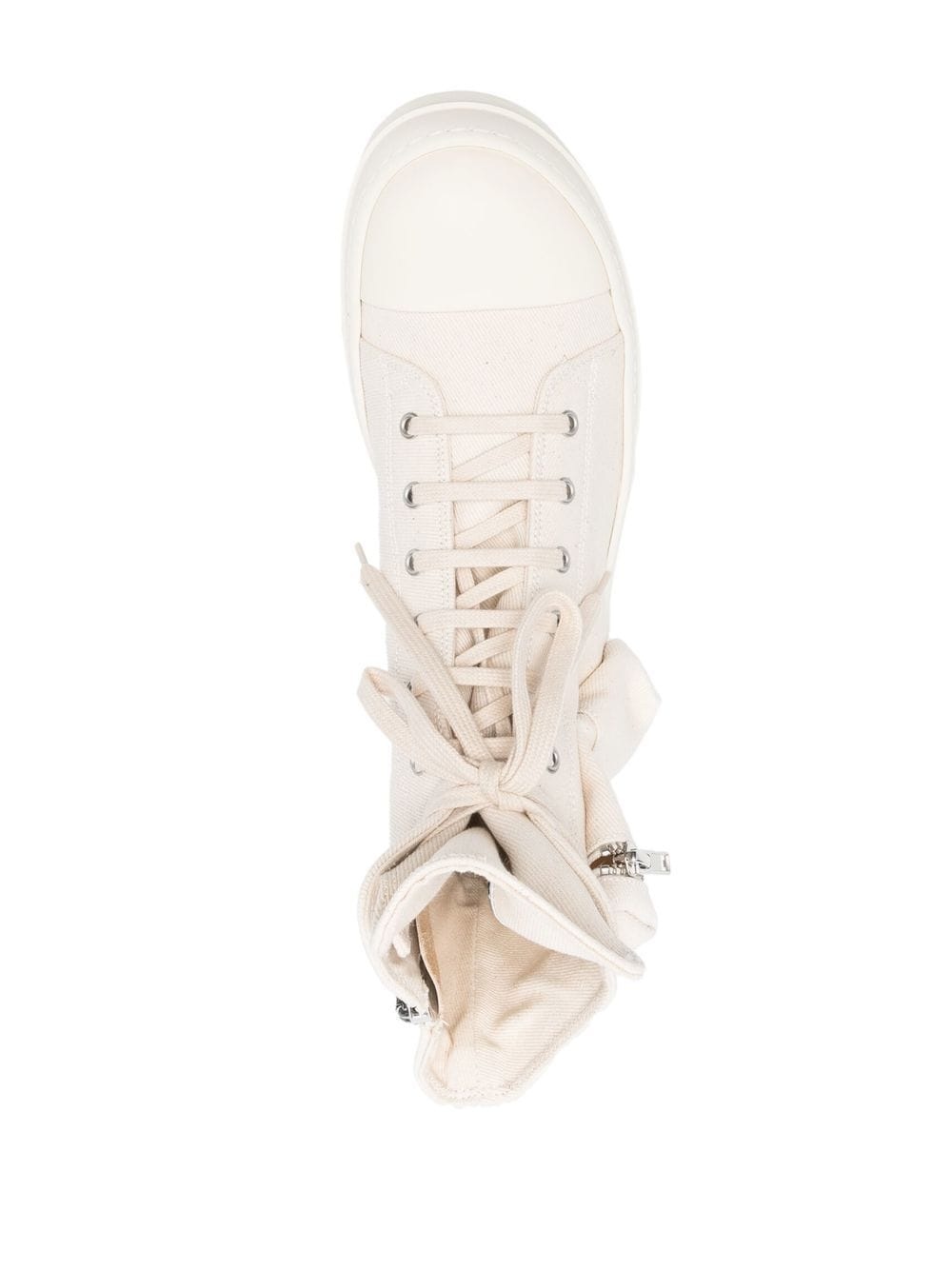 zip-detail high-top sneakers - 4