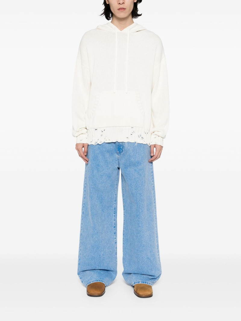 Marni knitted hoodie outlook