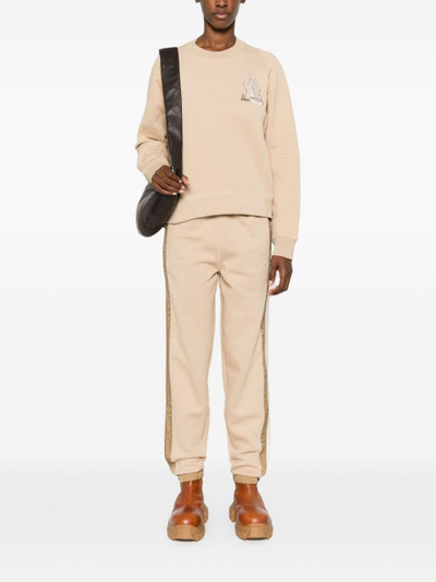 Moncler Grenoble side-stripe track pants outlook