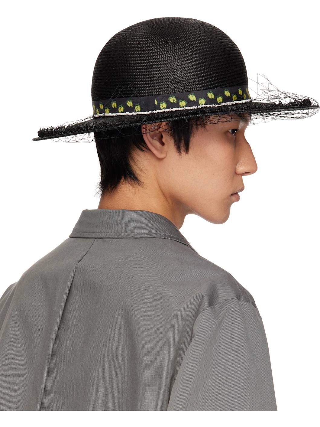 Black UC1E4H01 Bucket Hat - 3