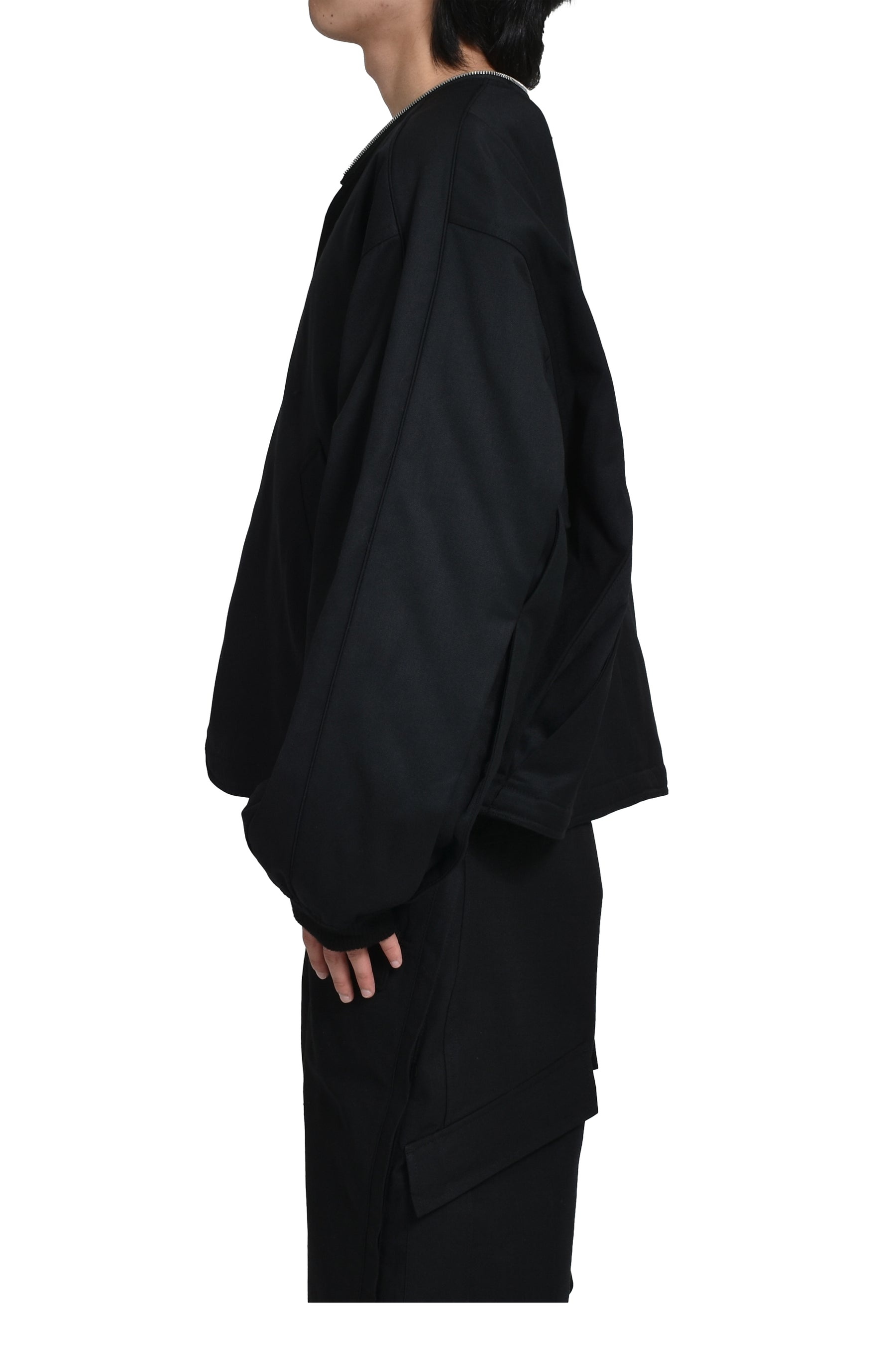 REIA HOODED PARACHUTE JACKET / BLK - 8