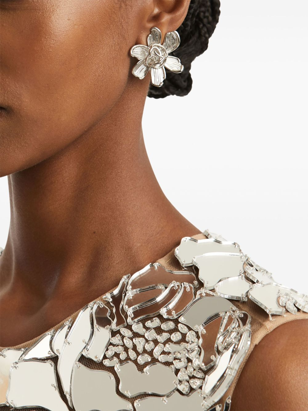 flower-shaped earrings - 2