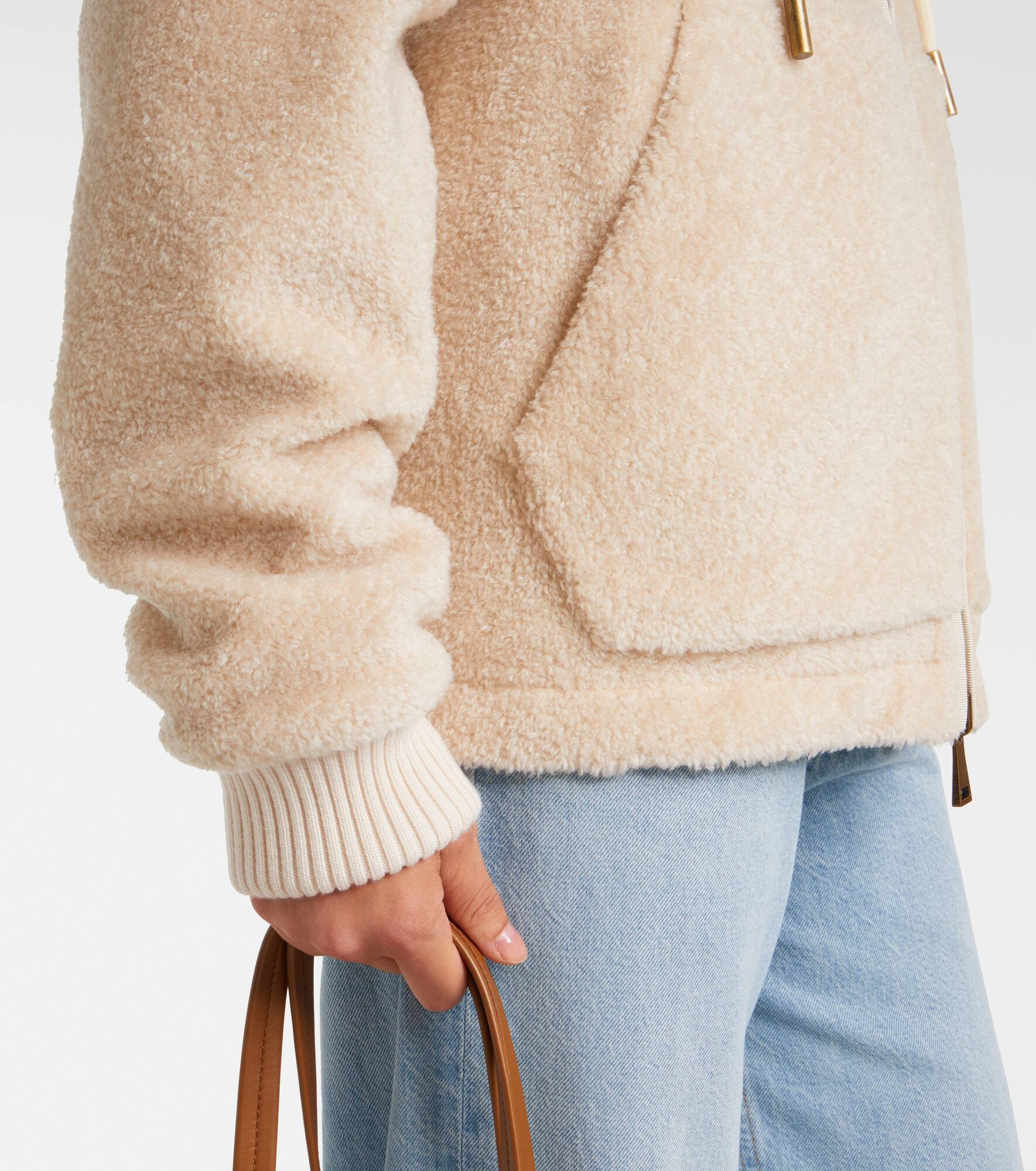 Terry zip-up hoodie - 6