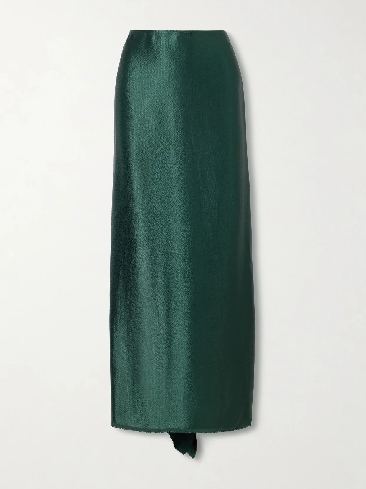 Jovie Crepe-satin Midi Skirt - 1
