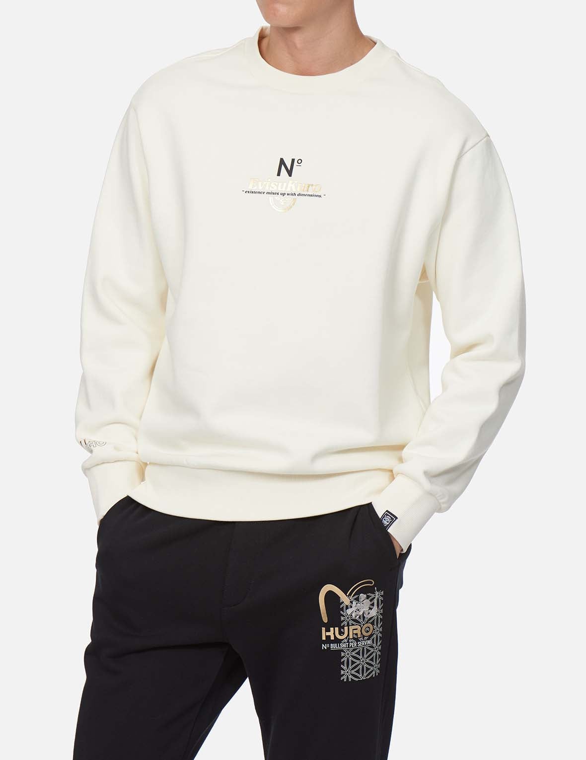 Logo Foil Print Sweatshirt - 4