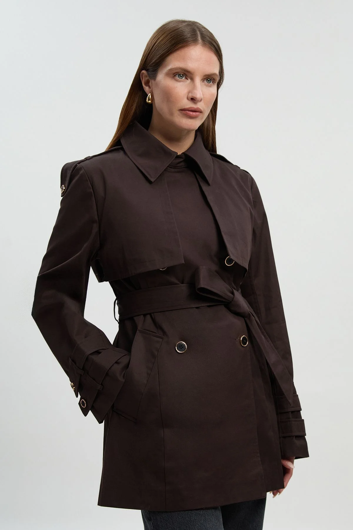 Short Trench Coat - 1
