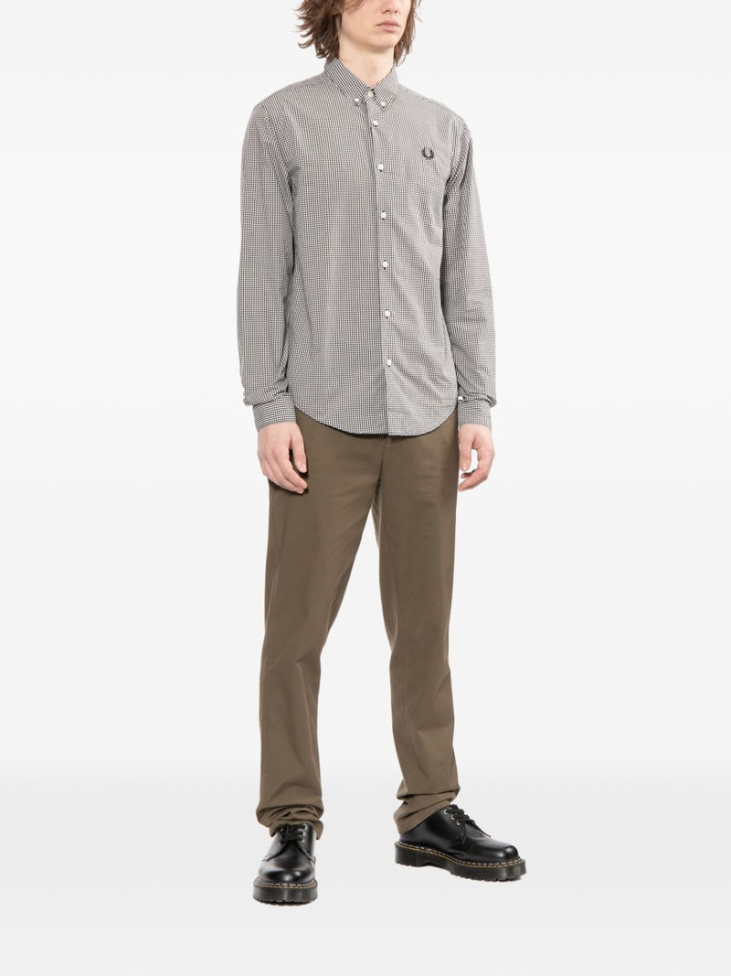 Fred Perry gingham-checked shirt outlook